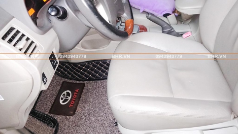 Thảm lót sàn ô tô 5D 6D Toyota Altis giá gốc tận xưởng, bảo hành trọn đời